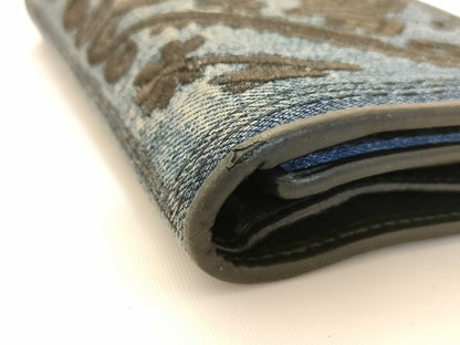 Miu Miu Burberry Coach wallets, total of 3 denim Nova check wallets