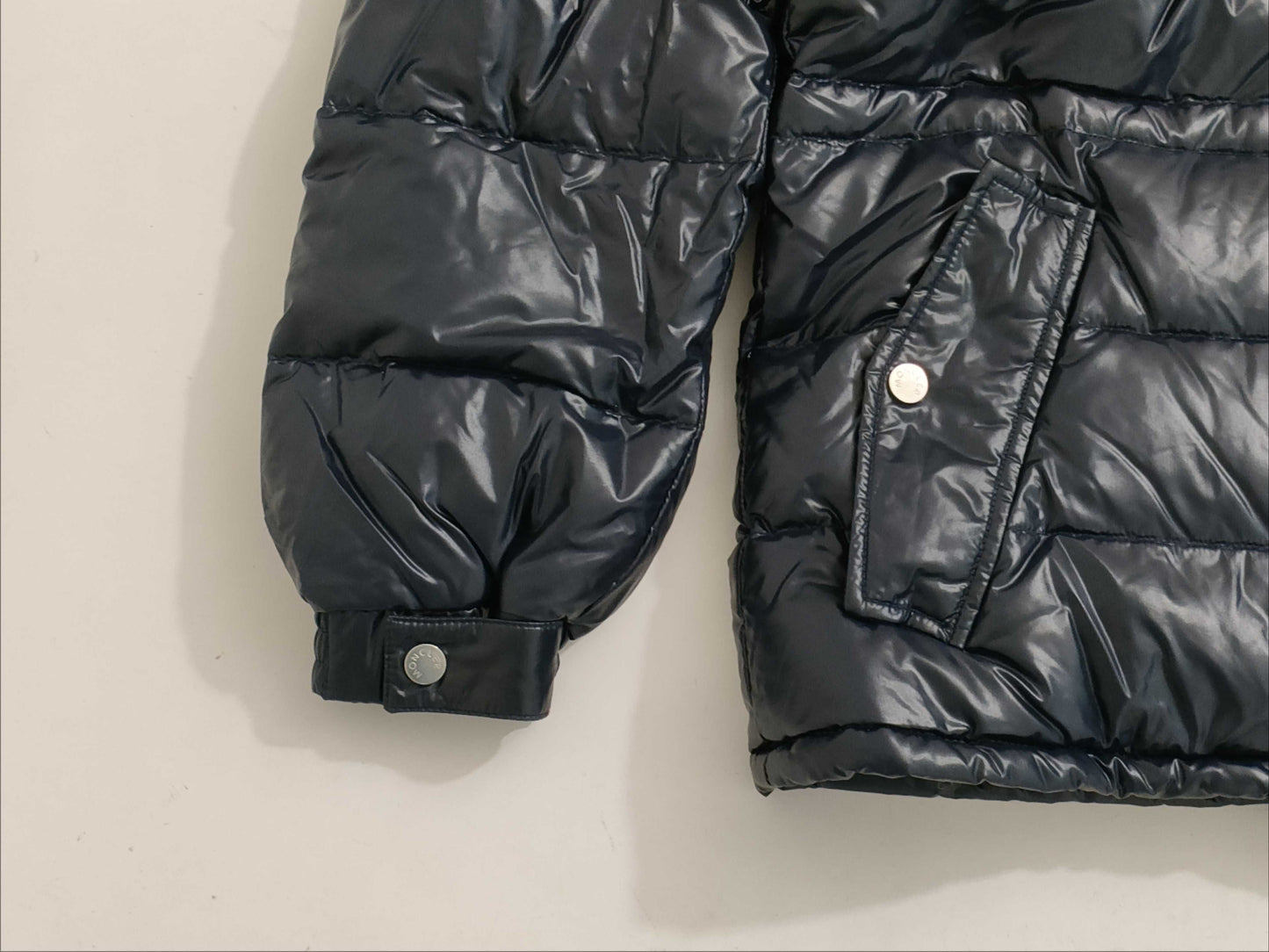 MONCLER down jacket with fur
