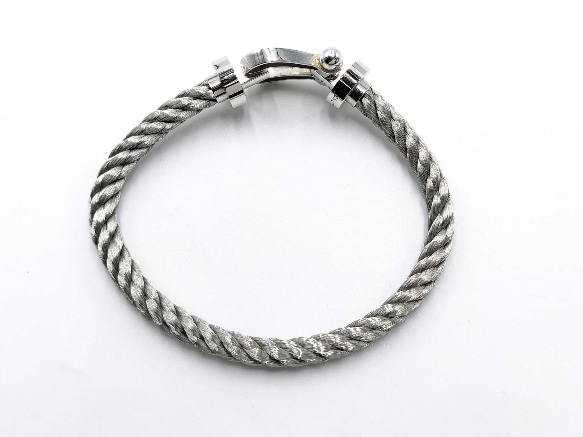 FRED Force 10 Large WG AU750/SS 20.3g Bracelet/Bangle 