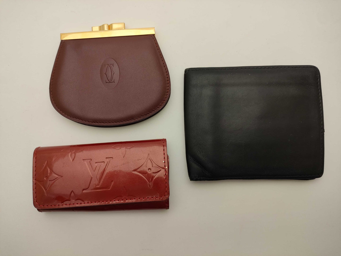 LOUIS VUITTON Verni Gucci/Cartier Wallet Key Case 3 Pieces Wallet
