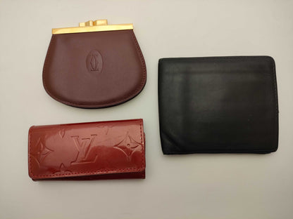 LOUIS VUITTON Verni Gucci/Cartier Wallet Key Case 3 Pieces Wallet