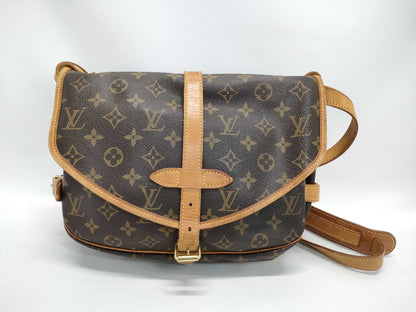 LOUIS VUITTON Monogram M42256 Saumur 30 Shoulder Bag