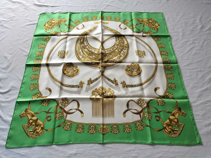 HERMES Carre Carre 90 RYBAL Scarf