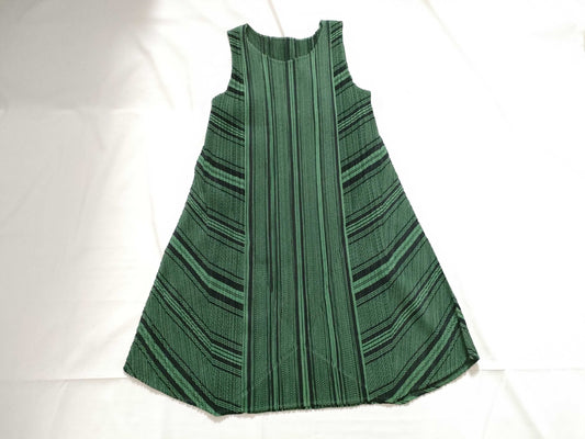 ISSEY MIYAKE Pleated Open Neck Dress