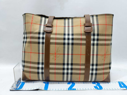 Burberry Check Tote Bag