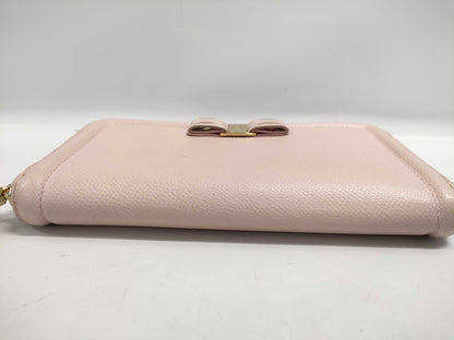 Salvatore Ferragamo Vara Long Wallet Round Wallet