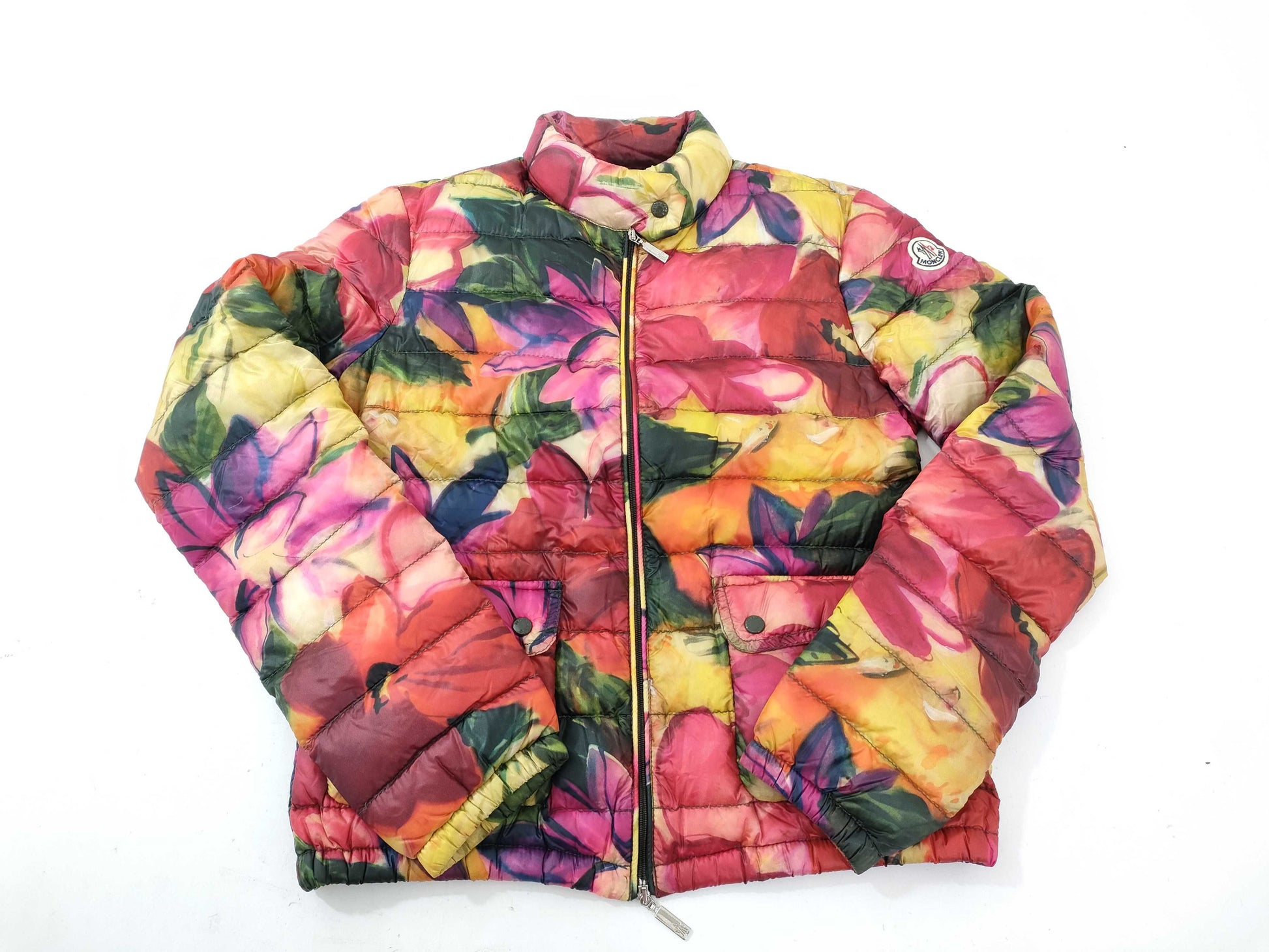 MONCLER Floral Print Down Jacket RN116347 Women's Jacket