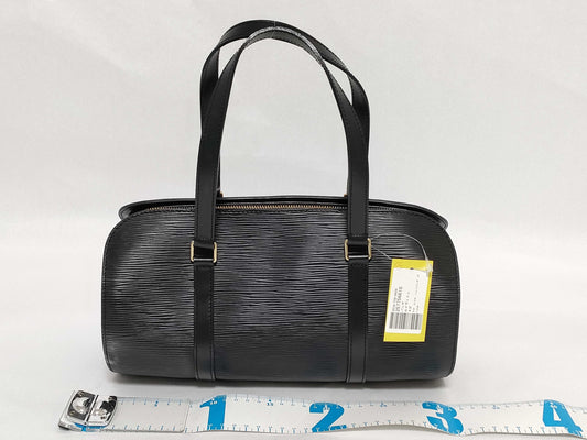 LOUIS VUITTON Epi Soufflot Handbag with Pouch, Boston Bag