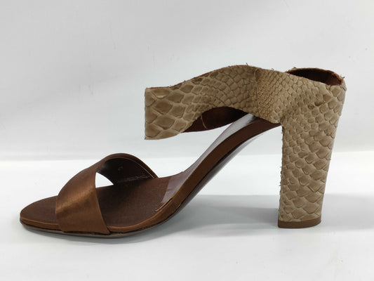 Salvatore Ferragamo python sandals