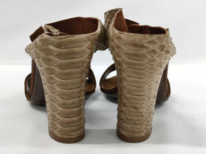 Salvatore Ferragamo python sandals