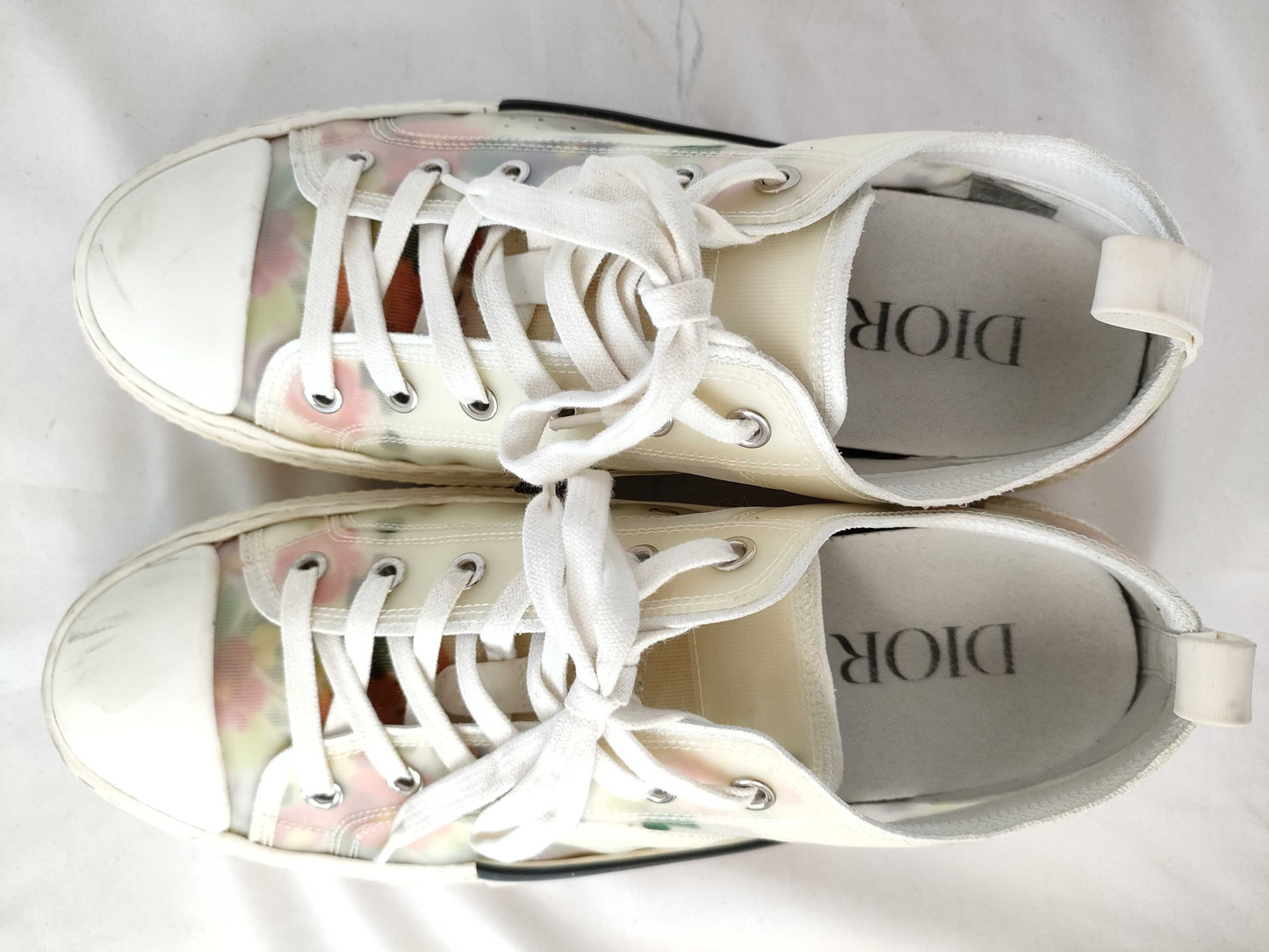 Dior Floral Low-Top Sneakers