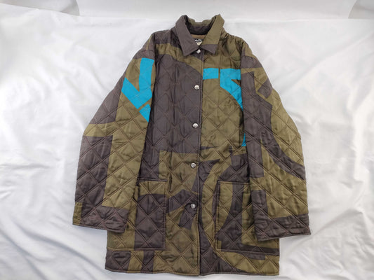 Salvatore Ferragamo Quilted Mid-Length Coat and Pants Set Other Apparel