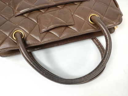 CHANEL Lambskin Quilted Handbag