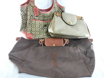 COACH Mini Signature 3-Piece Shoulder Bag Set 