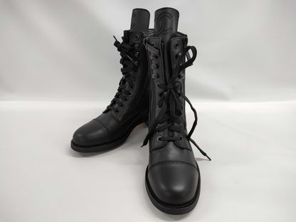 CHANEL Matelasse Lace-up Other Shoes