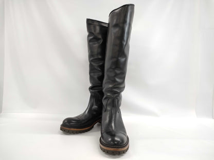 CHANEL Leather Long Boots Other Shoes