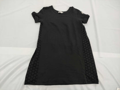 MONCLER Short Sleeve Tunic Black Top