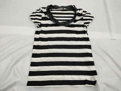 MONCLER Striped Short Sleeve T-Shirt