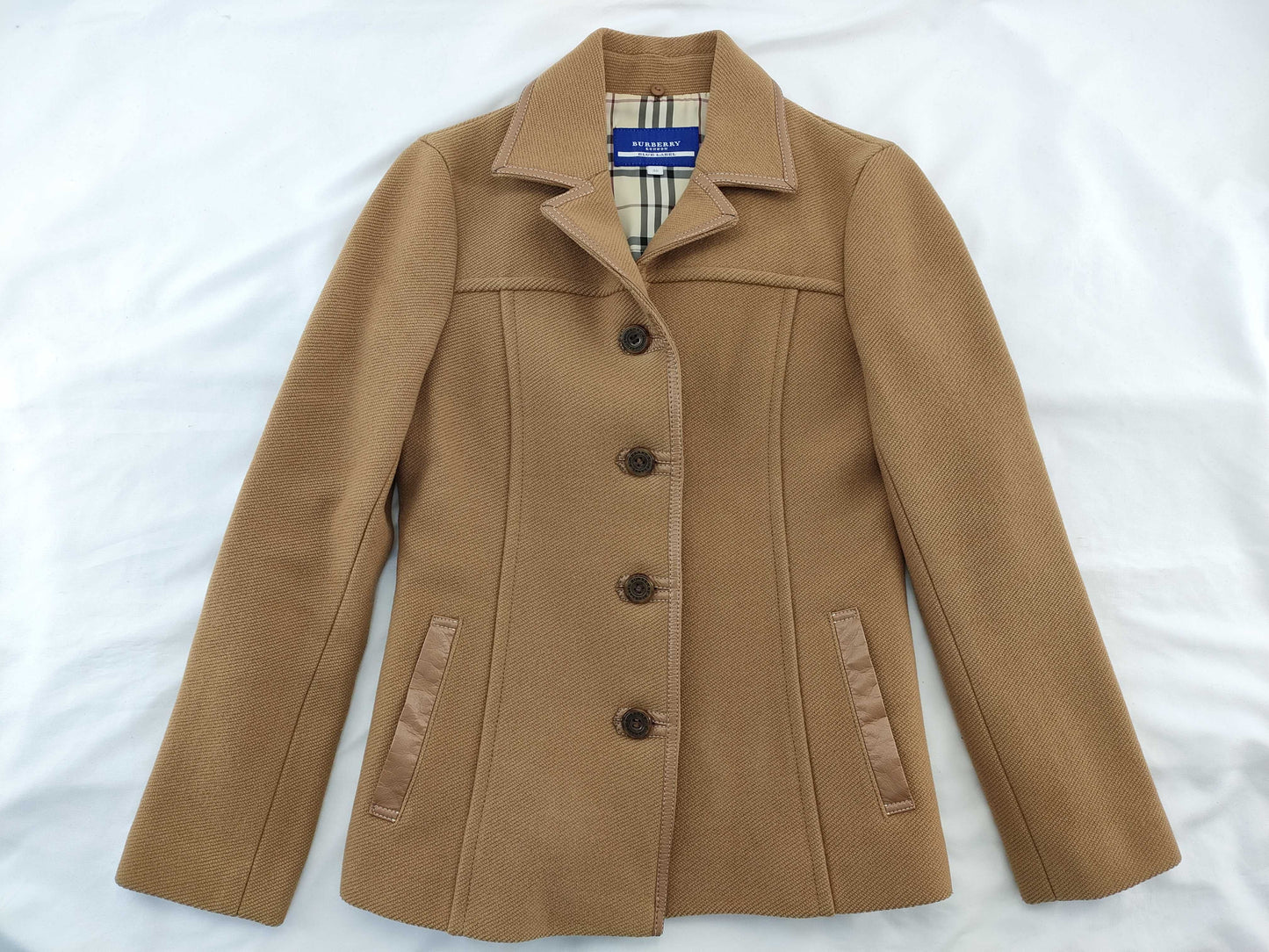 BURBERRY Blue Label Nova Check Coat Jacket