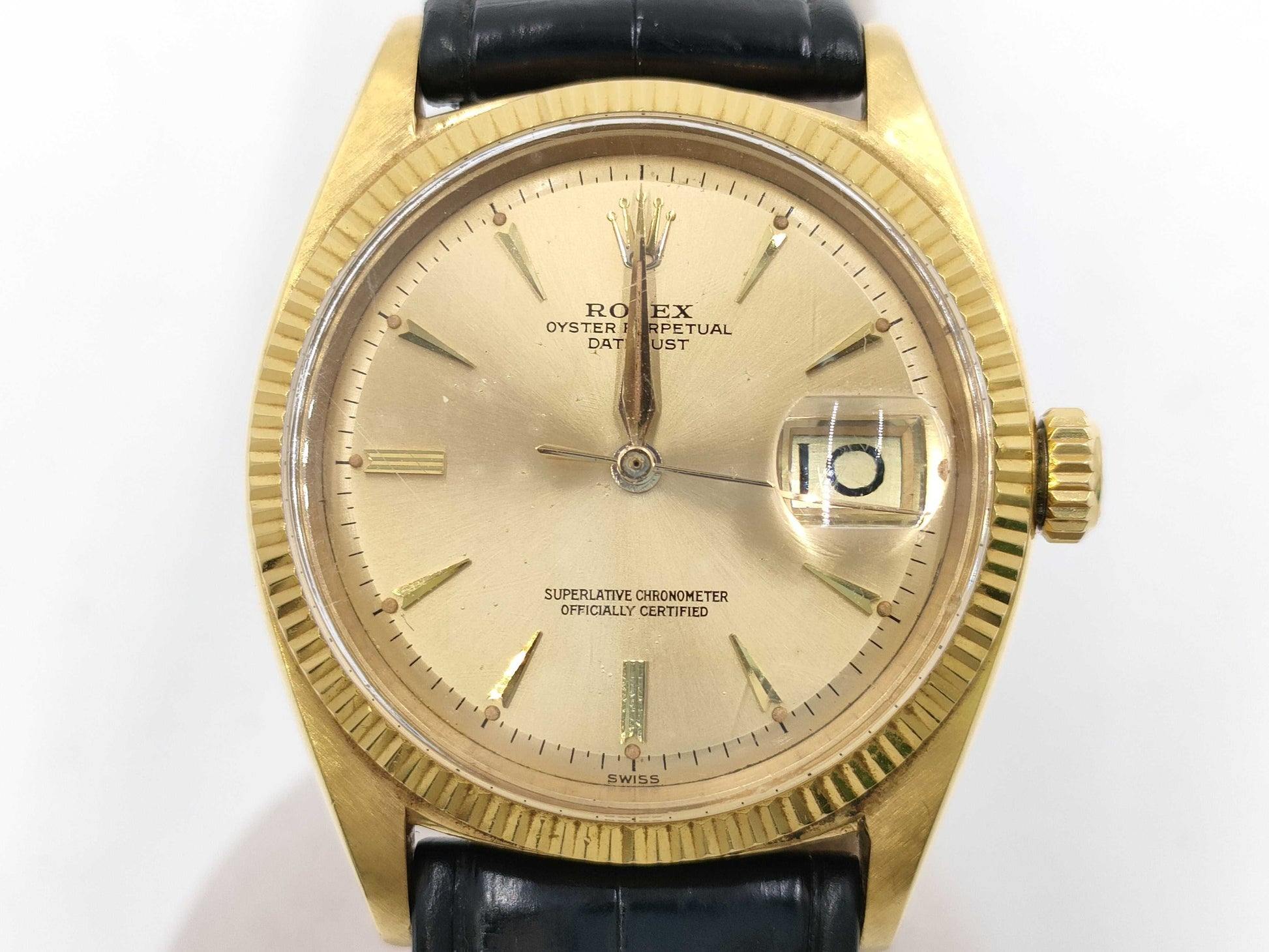 ROLEX 1601 563084 K18 Unused Boys' Watch