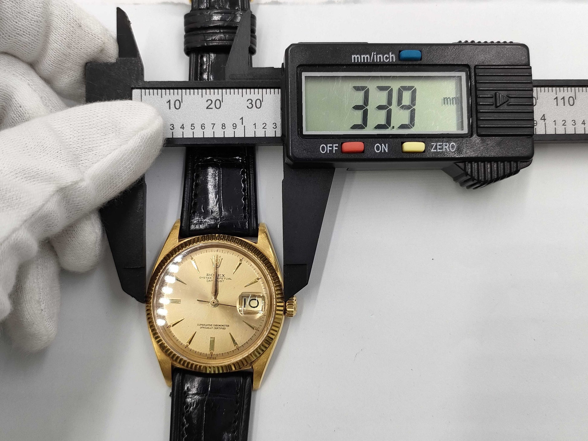 ROLEX 1601 563084 K18 Unused Boys' Watch