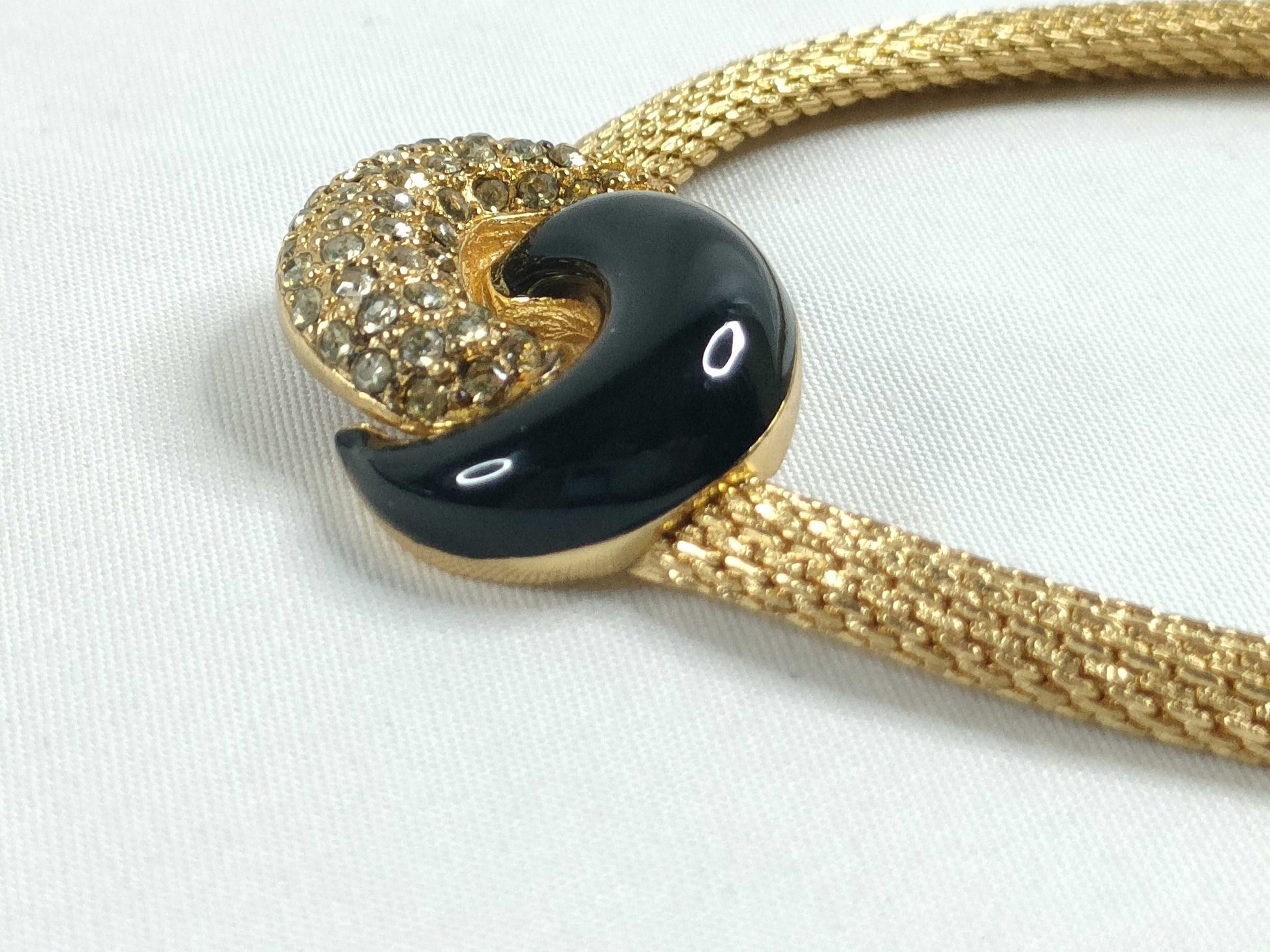 Dior Necklace/Rhinestone/Cross Necklace
