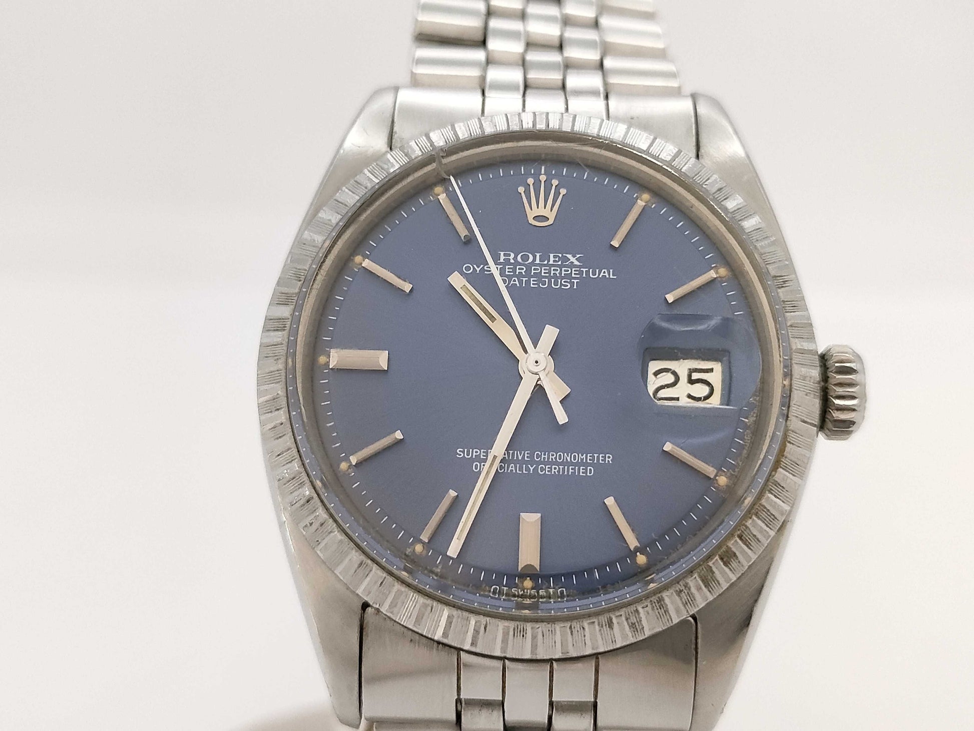 ROLEX 1603 1519620 Blue Dial Men's Watch