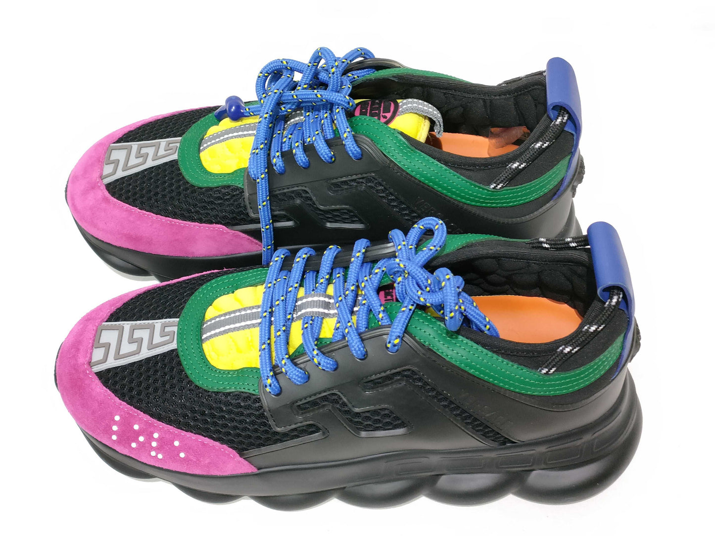 VERSACE Chain Reaction Multicolor Dad Sneakers