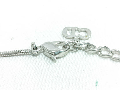 Dior logo plate necklace necklace