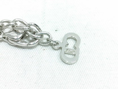 Dior logo plate necklace necklace