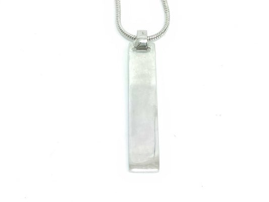 Dior logo plate necklace necklace