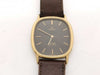 OMEGA Devil Square Unmoving Leather Brown Women's Watch