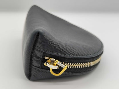 PRADA Coin Case Key Ring Charm Coin Case