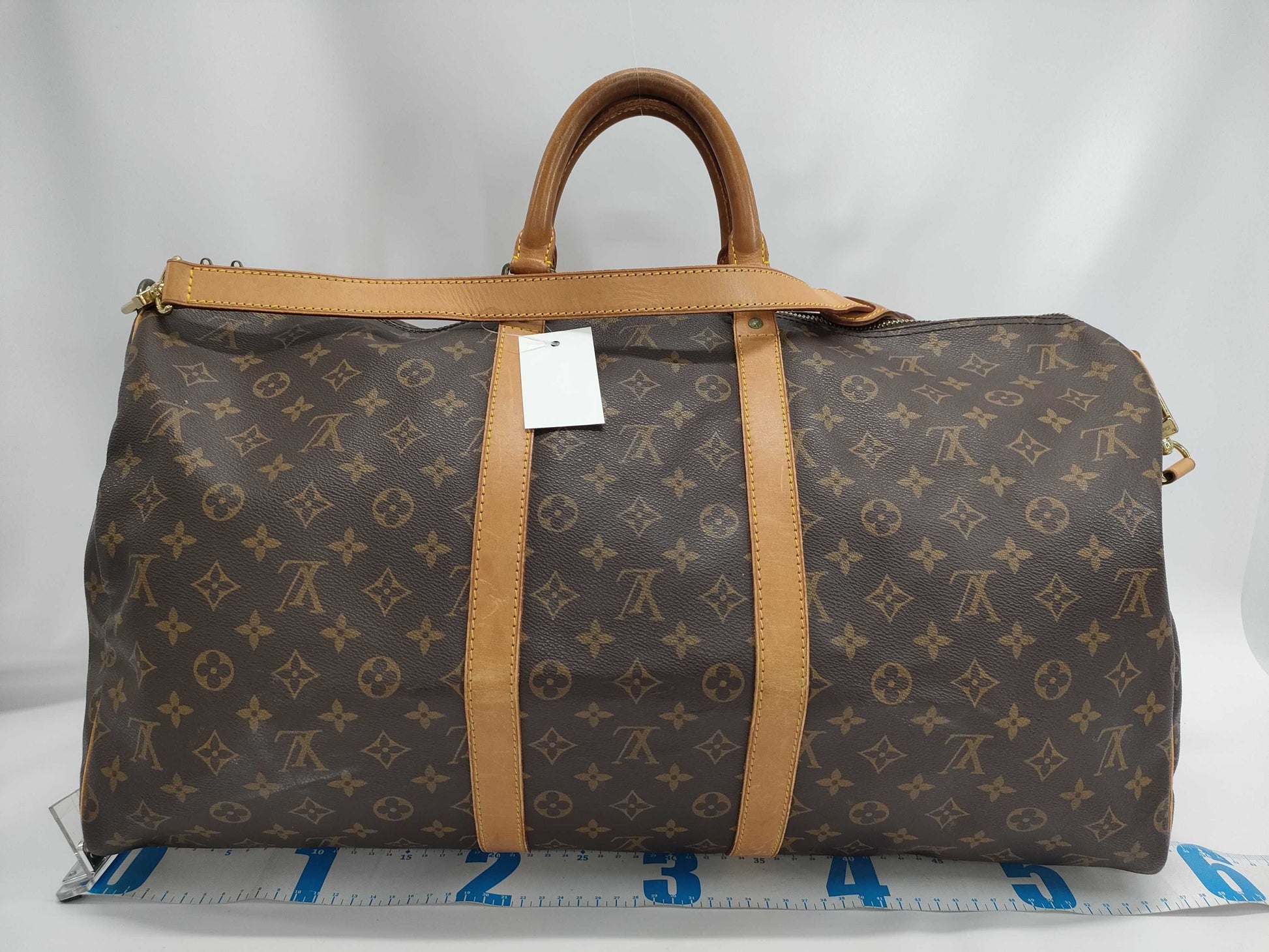 LOUIS VUITTON Monogram M41414 Keepall Bandouliere 55 Boston Bag