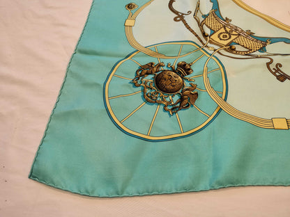 HERMES Carré 90 SPRINGS Horse-Drawn Carriage Scarf