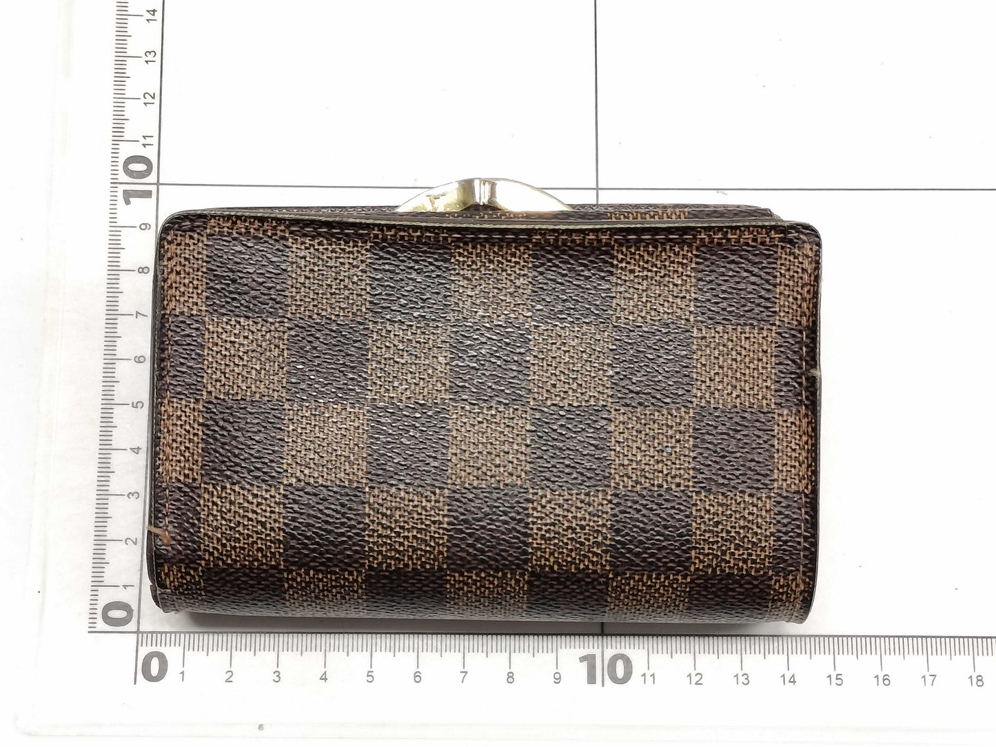 LOUIS VUITTON Damier Porte Monnaie Bi-Empire Viennois N61664 Wallet