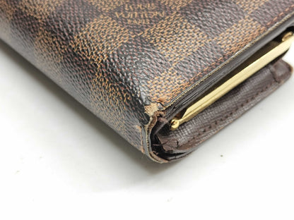LOUIS VUITTON Damier Porte Monnaie Bi-Empire Viennois N61664 Wallet
