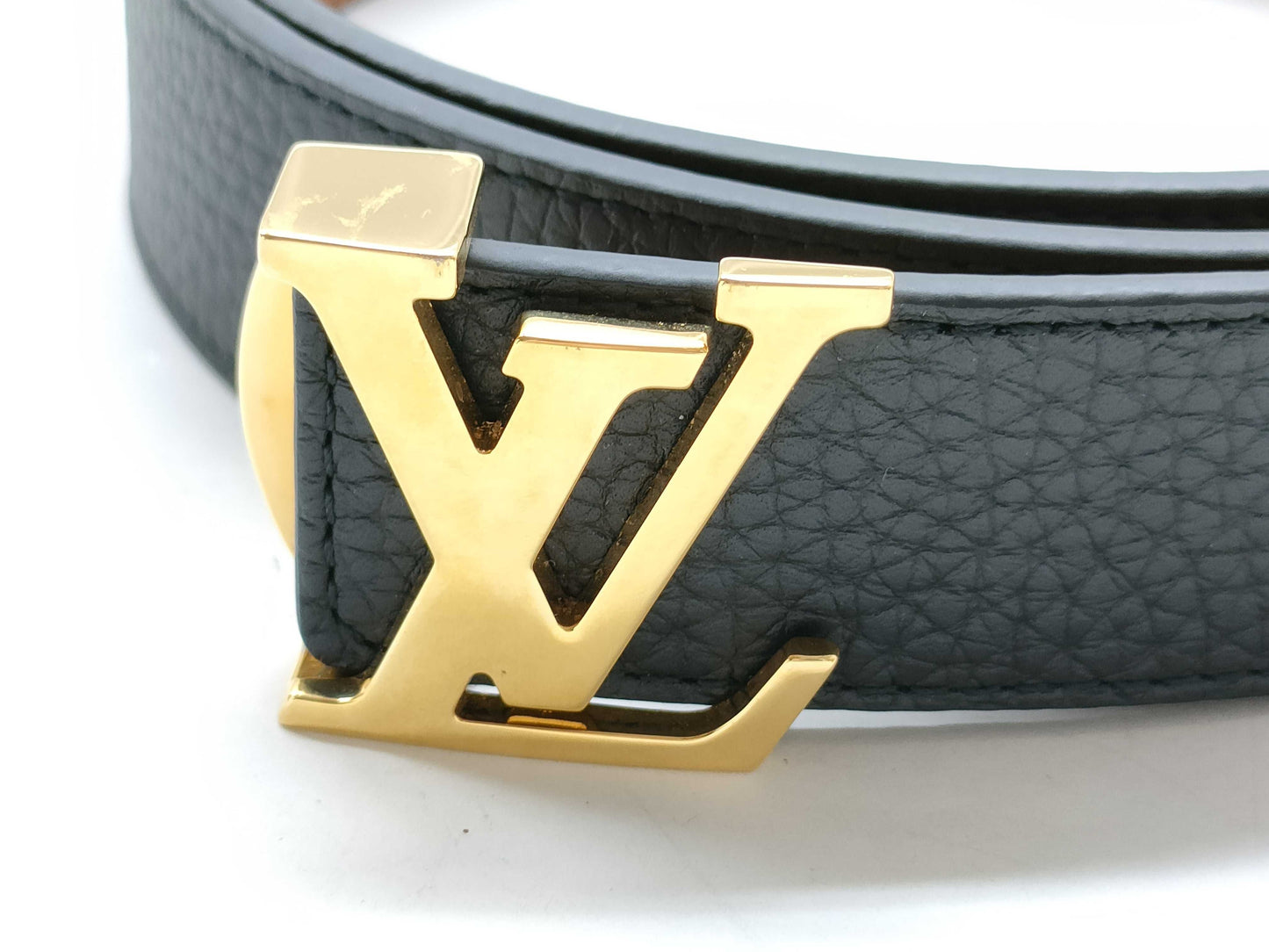LOUIS VUITTON M0027 Santur LV Tilted Reverse Belt
