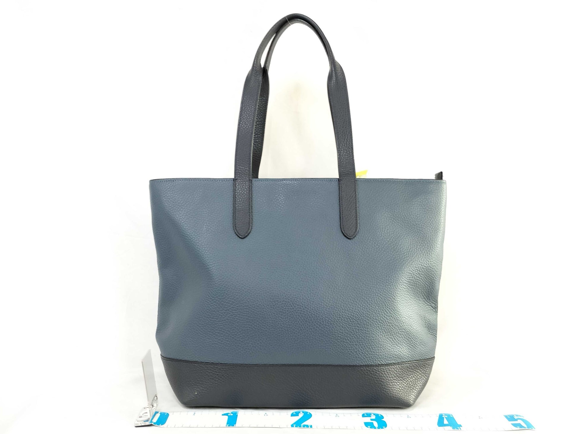 COACH C6874 Hamilton Tote/Black/Blue Tote Bag