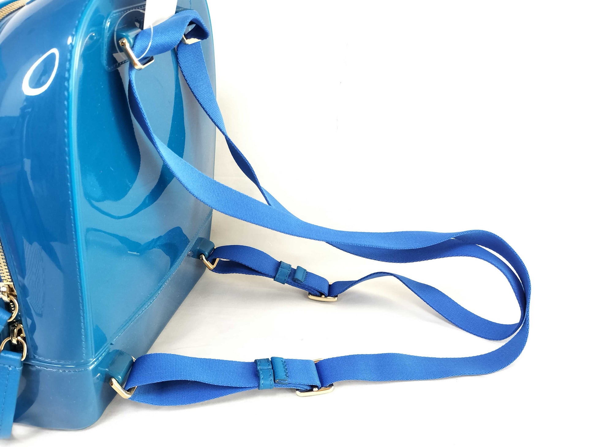 FURLA Candy Backpack Blue Backpack