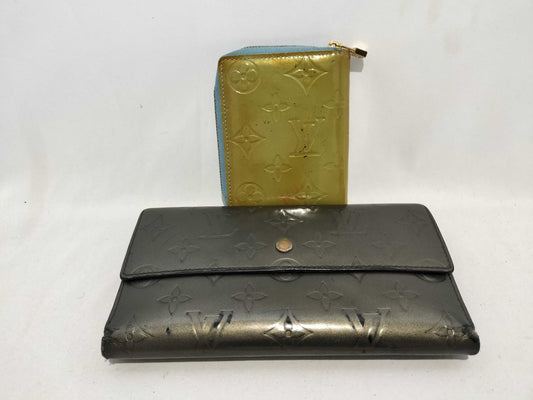 LOUIS VUITTON Vernis Porte Tresor International Zippy Coin Purse Wallet