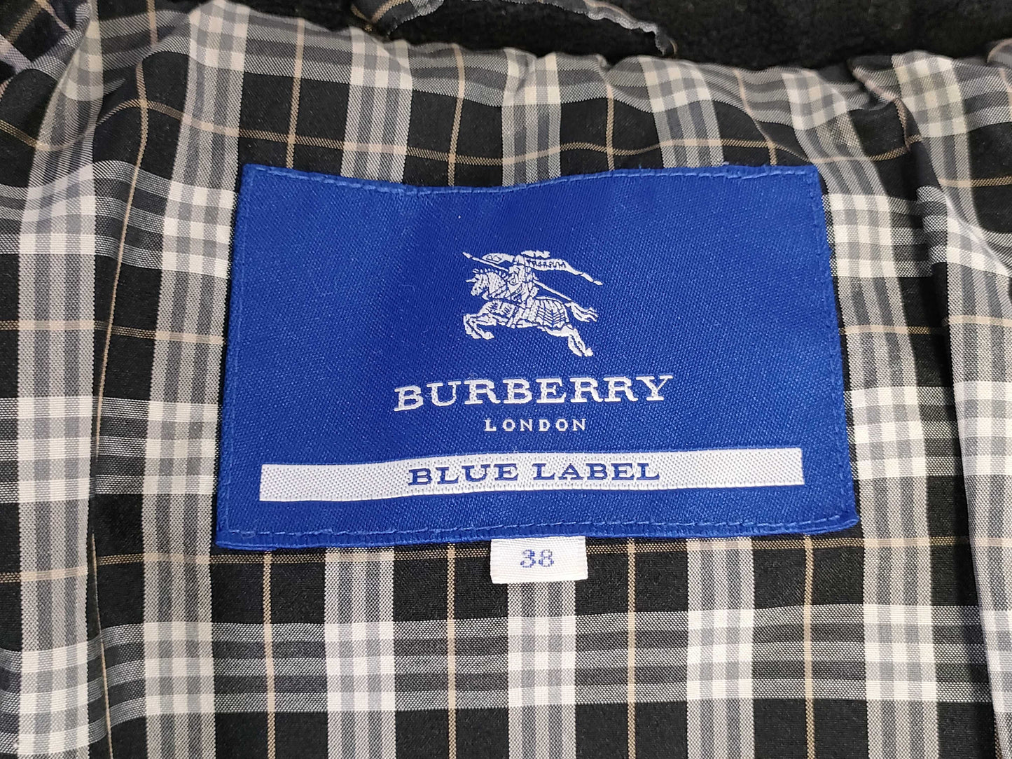 BURBERRY Blue Label Women's Down Coat with Fur