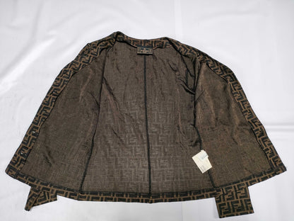 FENDI Zucca print Zucca top cardigan