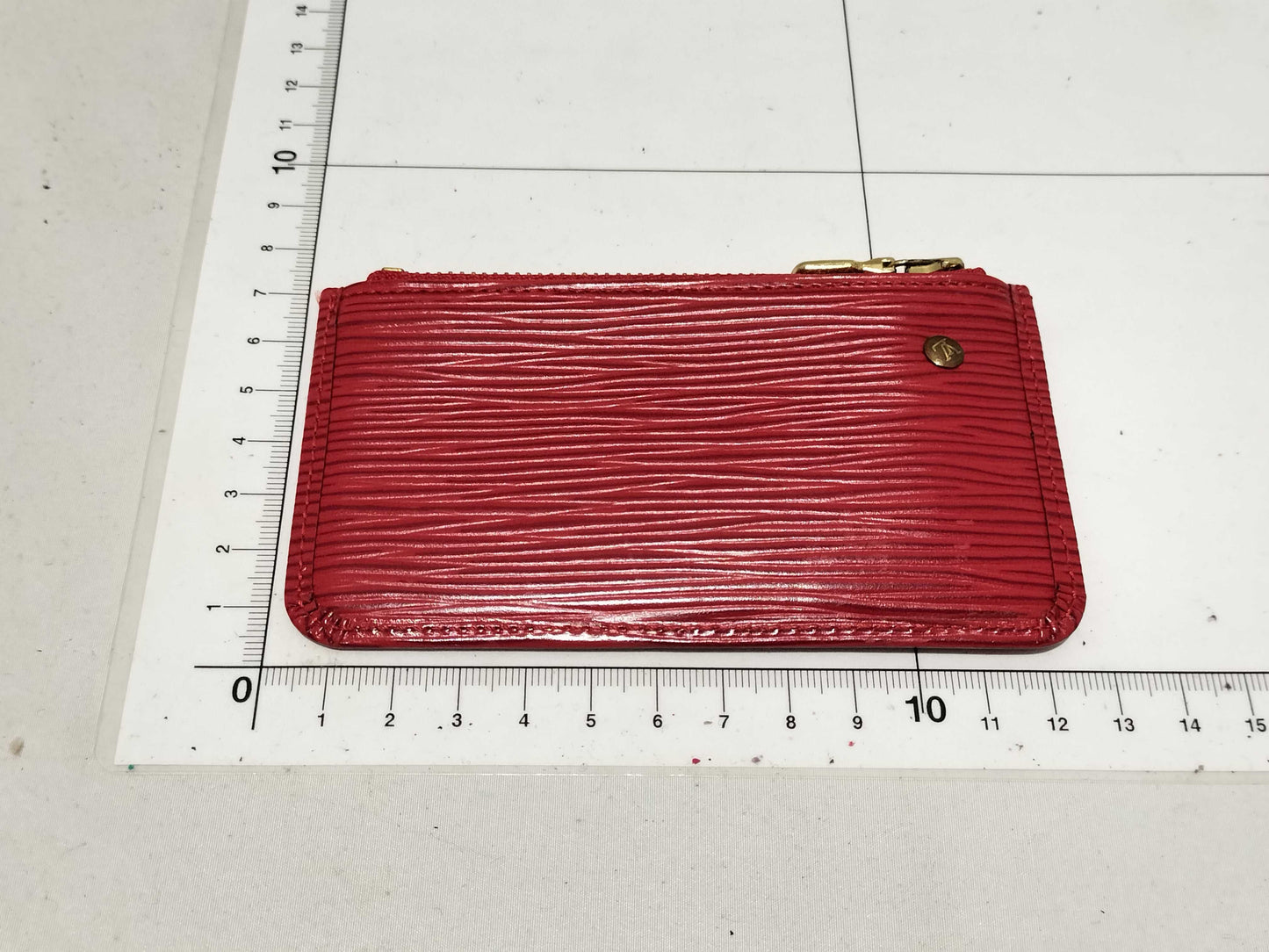 LOUIS VUITTON Epi Pochette Cle Coin Case