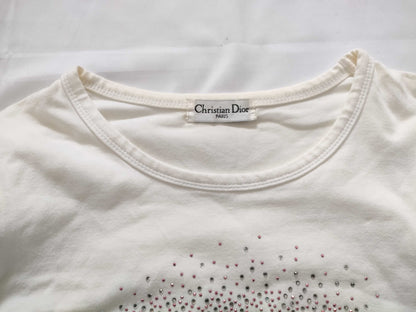 Dior T-shirt with jeweled logo
