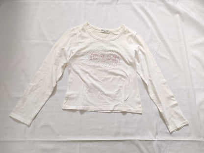 Dior T-shirt with jeweled logo