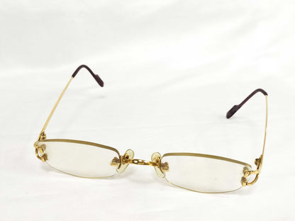  Cartier Gold Eyeglasses 19.5g Sunglasses