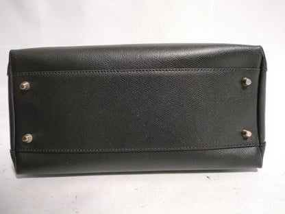 FURLA Piper Leather 2WAY Handbag Shoulder Tote Crossbody Handbag