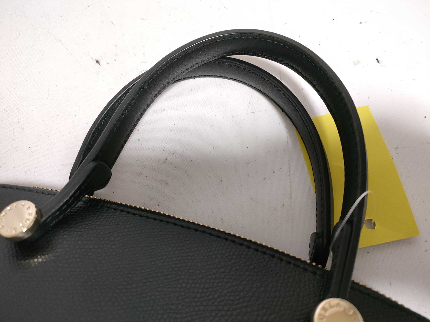 FURLA Piper Leather 2WAY Handbag Shoulder Tote Crossbody Handbag