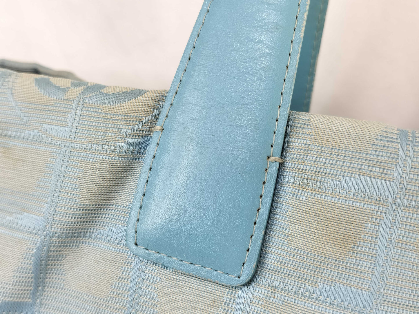 CHANEL New Travel Line New Travel Line Light Blue Tote Bag